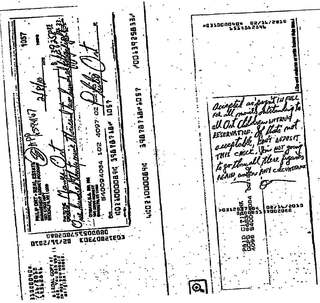 Check #1057 for $139,258.00 to Manya Ort