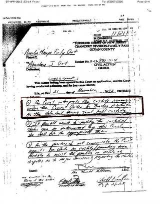 Chancery Division order (Ronald E. Hoffman, J.S.C.), joint legal custody, November 2002