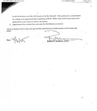Chancery Division order (Ronald E. Hoffman, J.S.C.), custody and property, April 2005 — signature page