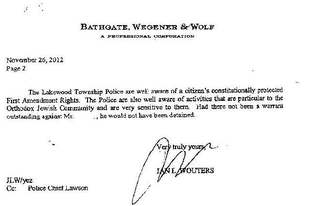 Attorney letter re Lakewood police detention of sign-holder (page 2)